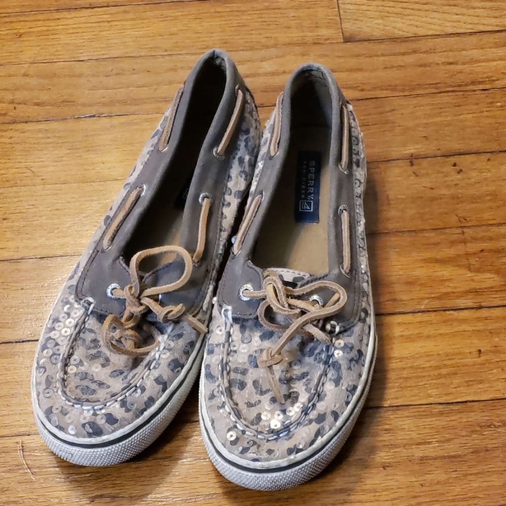 Sperry Top-Siders loafers cheetah print size 5.5